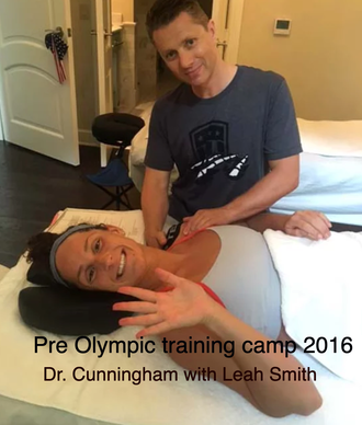 Dr. Cunningham with Leah Smith